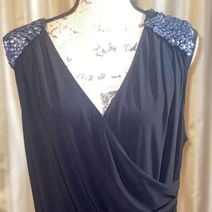 Silver Lined Evening Dress